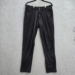 Lululemon Men Pants‎ 30 Black Commission Straight Chino Mid Rise 28" Inseam